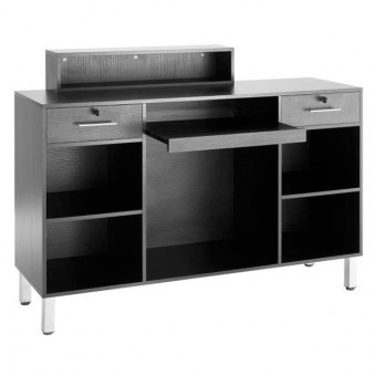 Barlux Consolle fekete/fehér recepciós pult