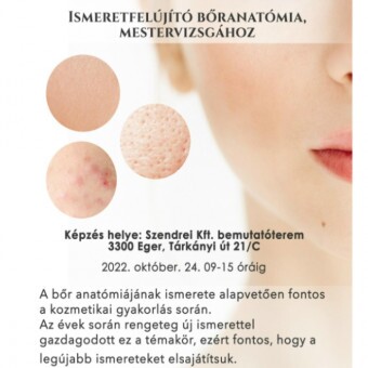 Belépőjegy Ismeretfelújító bőranatómia mestervizsgához 10.24