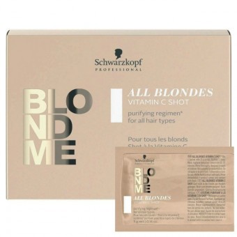 BlondMe All Blondes Vitamin C hajtisztító adalék szőke hajra 5x5g
