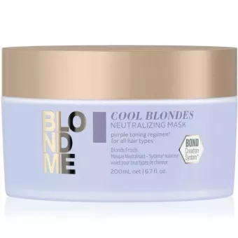 BlondMe Cool Hajmaszk Hidegszőke Hajra 200ml