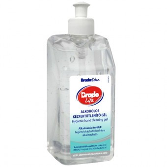 Brado Kézfertőtlenítő Gél - Baktericid , Virucid , Fungicid ,Tuberkolocid 300ml