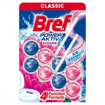 Bref Wc illatosító - Power Active - Flower 2x50g