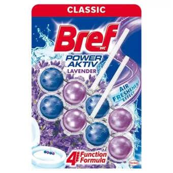 Bref Wc illatosító - Power Active - Lavender 2x50g
