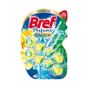 Bref Wc illatosító - Premium Perfume Switch - Lótusz Bambusz 2x50g