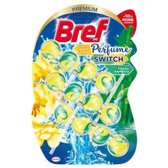 Bref Wc illatosító  PS Fresh Bamboo 3x50g