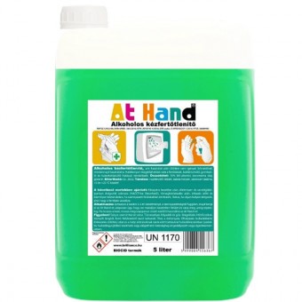 Brilliance Kézfertőtlenítő-At hand-BIOCID termék,70%-os alkoholtartalom 5L