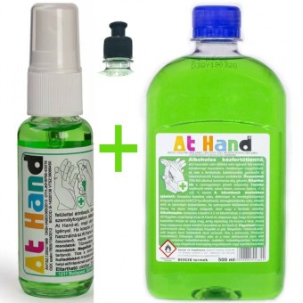 Brilliance Kézfertőtlenítő Csomag At hand BIOCID termék 30ml+500ml
