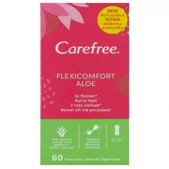 Carefree Tisztasági Betét - FlexiComfort - Aloe illat 60db