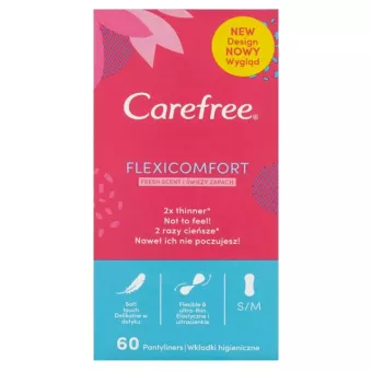 Carefree Tisztasági Betét - FlexiComfort - Friss illat 60db