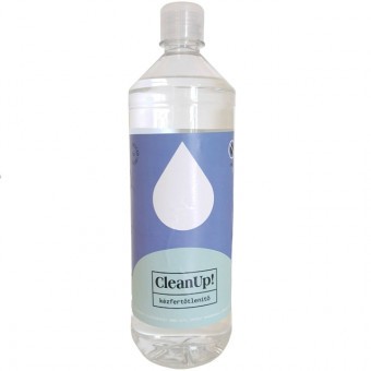 CleanUp! Kézfertőtlenítő Folyadék Baktericid Virucid 80% alkoholtart. 1000ml