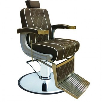 CODA'S Beauty Barber Szék Hidraulikus, Dönthető háttámlával E131827-L Barna 120