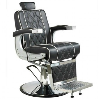 CODA'S Beauty Barber Szék Hidraulikus, Dönthető háttámlával E131827-L Fekete