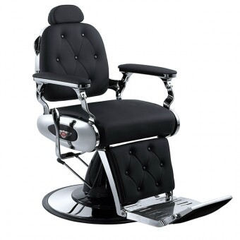 CODA'S Beauty Barber Szék Hidraulikus, Dönthető háttámlával E19138-2-L Fekete