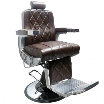 CODA'S Beauty Barber Szék Hidraulikus, Dönthető háttámlával E19139-2-L Barna 205