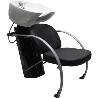 CODA'S Beauty Fejmosó E12952A Fehér porcelán-Fekete-Fekete szék