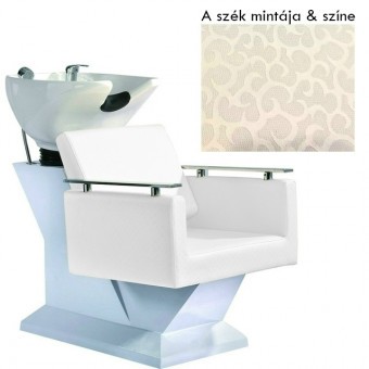 CODA'S Beauty Fejmosó E18025 Fehér porcelán-Fehér test-Bézs szék 25