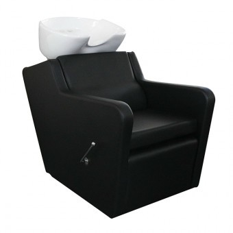 CODA'S Beauty Fejmosó Emelhető Lábbal E132986 Fehér porcelán-Fekete-Fekete szék