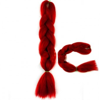 CODA'S Hair Jumbo Braid Műhaj 120cm,100gr/csomag - Tűzpiros