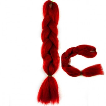 CODA'S Hair Jumbo Braid Műhaj 120cm,100gr/csomag - Tűzpiros