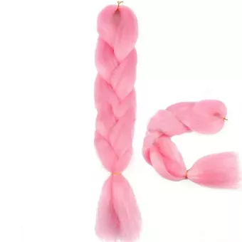 CODA'S Hair Jumbo Braid Műhaj 200cm,165gr/csomag - Világos Rózsaszín