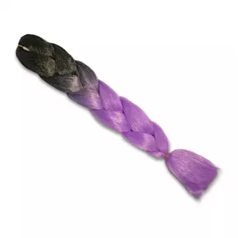 CODA'S Hair Ombre Műhaj 120cm,100gr/csomag - Fekete-Pasztell lila