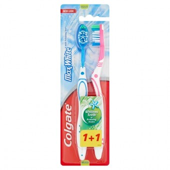 Colgate Fogkefe Max White 1+1 lágy