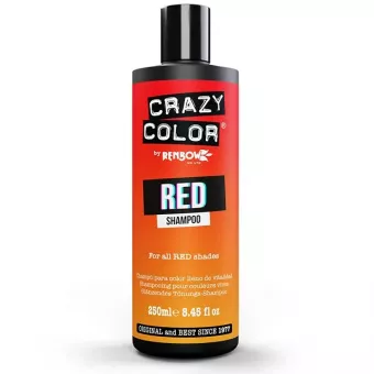 Crazy Color Színezett Hajsampon Red - Vörös 250ml