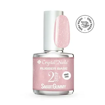 Crystal Nails 2S SmartGummy HEMA Free Rubber base gel - Nr51 Sugar Pink 13ml
