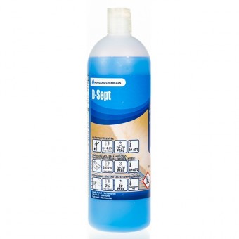 D-Sept Felületfertőtlenítő Baktericid Fungicid Virucid hatású 1000ml