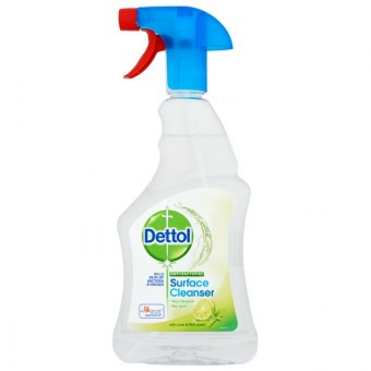 Dettol Felülettisztító Spray Univerzális-Antibakteriális,Lime-Menta illat 500ml