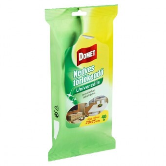 DOMET Nedves Törlőkendő Univerzális portörléshez,takarításhoz 20x25cm 40db