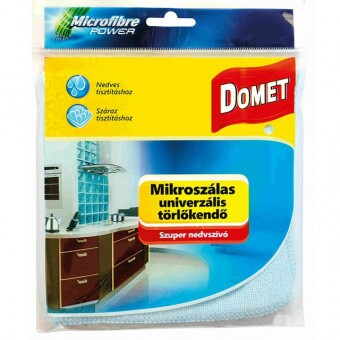 DOMET Törlőkendő Mikroszálas-Üveg és Tükör 1db