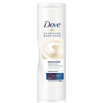 Dove Testápoló Tej-Essential-Mélyhidratáló,Száraz bőrre 400ml