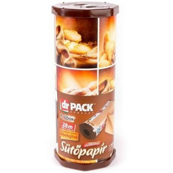 drPACK Sütőpapír - Rollbox - Szilikonos 38cmx28m