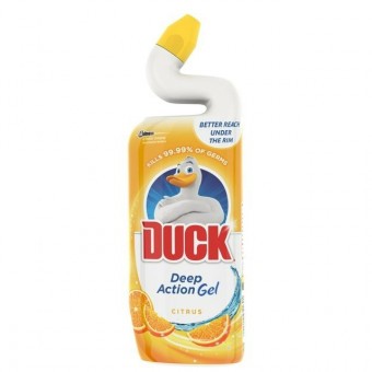 Duck WC Tisztító Gél Fertőtlenítős - Citrus illattal 750ml