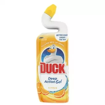 Duck WC Tisztító Gél Fertőtlenítős - Citrus illattal 750ml
