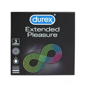 Durex óvszer 3db Extended Pleasure