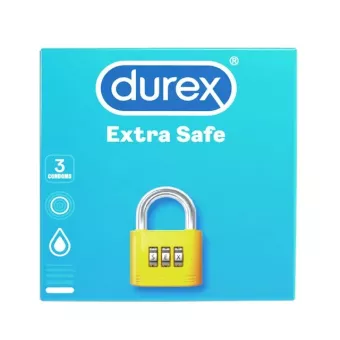 Durex óvszer 3db Extra Safe