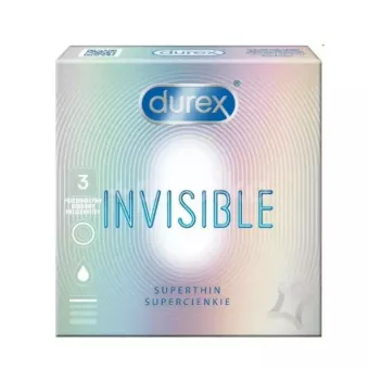 Durex óvszer 3db Invisible Extra Sensitive