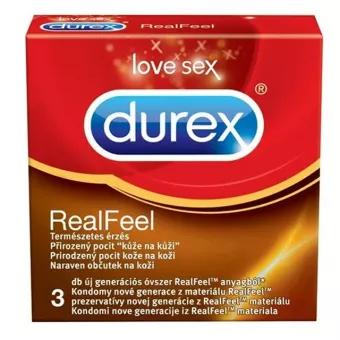 Durex óvszer 3db Real Feel