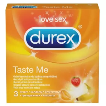 Durex óvszer 3db Taste Me