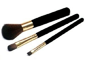Ecsetkészlet Fekete arany Müszőr (5mm, 12mm, 16mm)
