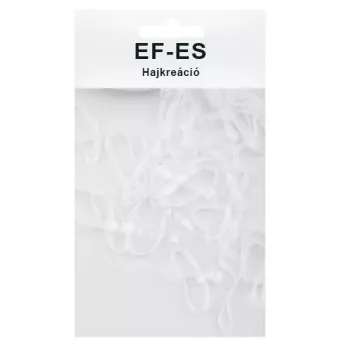 EF-ES Szilikon Gumi széles 50db/csomag - átlátszó