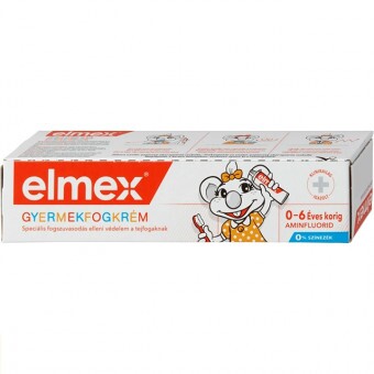 Elmex Fogkrém 50ml Gyermek 0-6év