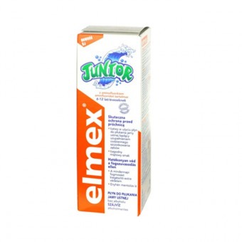 Elmex Szájvíz Gyerek - Junior 6-12 év - Fogszuvasodás ellen 400ml