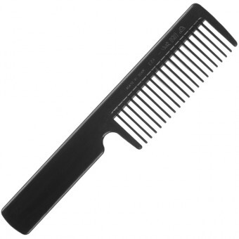 Eurostil Fésű Bontó - Ritka fogú, Nyeles, Fekete 22cm 00453