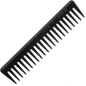 Eurostil Fésű - Hajvágáshoz, Ritka fogú, Fekete 18cm 00455