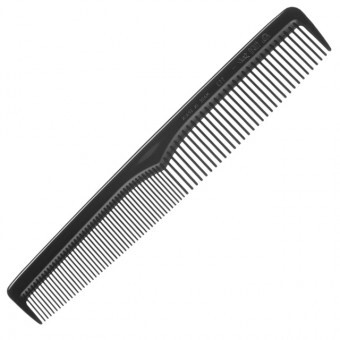 Eurostil Fésű Osztott - Hajvágáshoz, Fekete 15,5cm 00113
