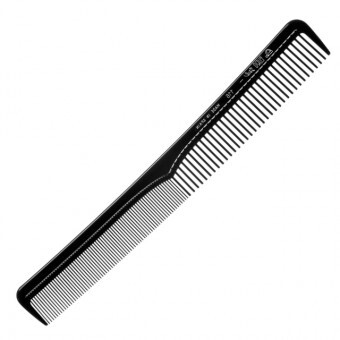 Eurostil Fésű Osztott - Hajvágáshoz, Fekete 19,5cm 00116