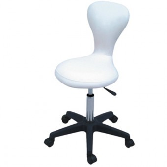 Eurostil Gurulós Háttámlás Szék Fehér 45-59cm 02730/58